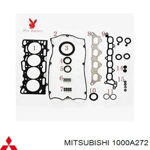 Комплект прокладок двигателя 1000A272 Mitsubishi