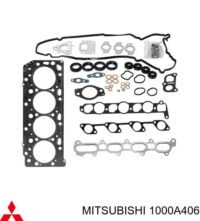 Комплект прокладок двигателя верхний Mitsubishi 1000A406