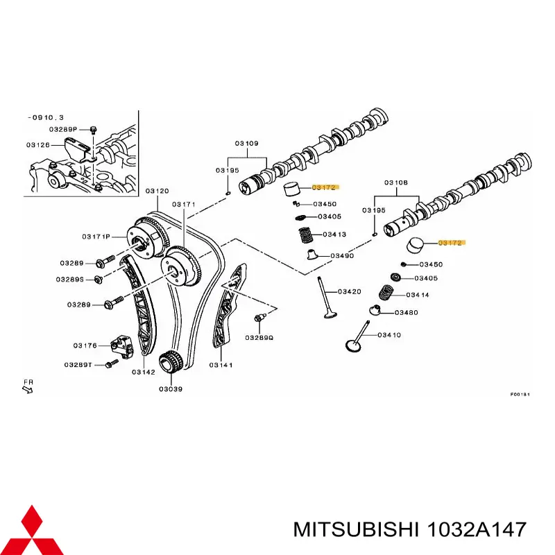  1032A147 Mitsubishi