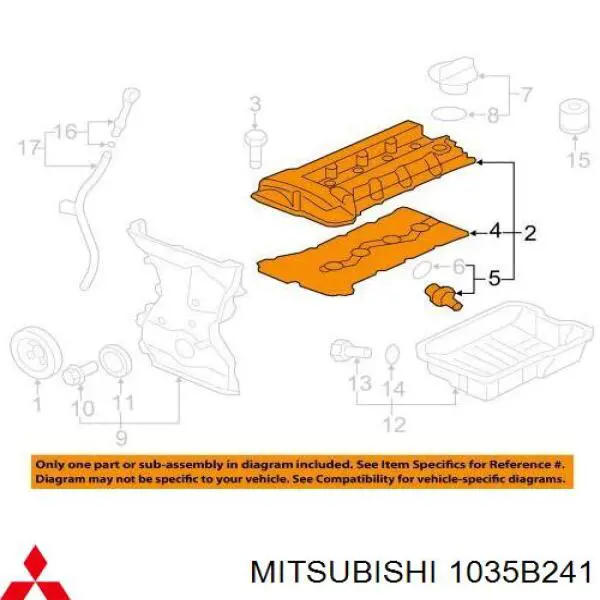 Купить 1035B241 Mitsubishi 