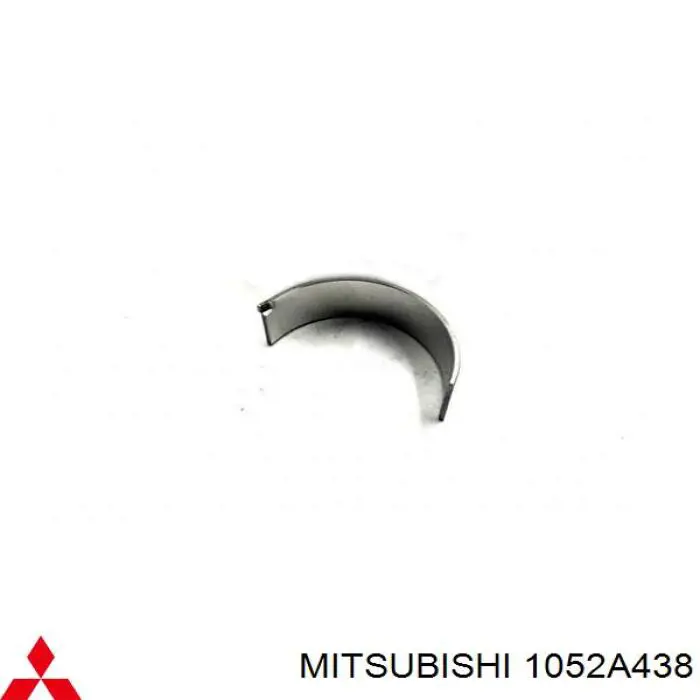1052A438 Mitsubishi вкладыши коленвала коренные, комплект, 1-й ремонт (+0,25)