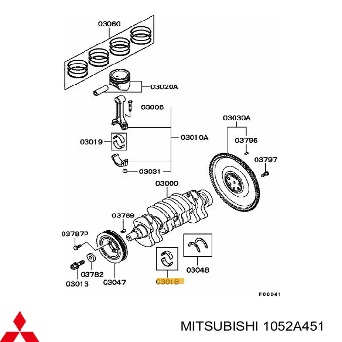 1052A451 Mitsubishi 