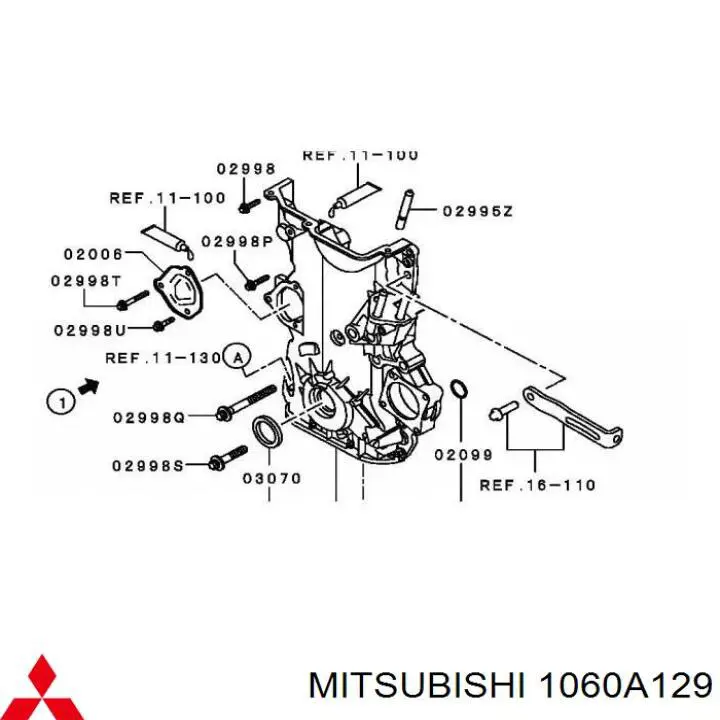  1060A129 Mitsubishi