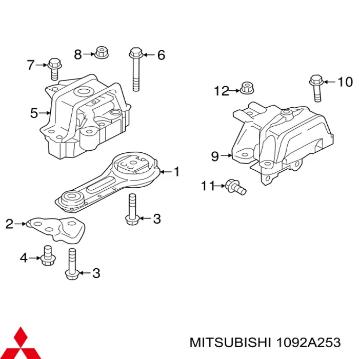 1092A253 Mitsubishi 