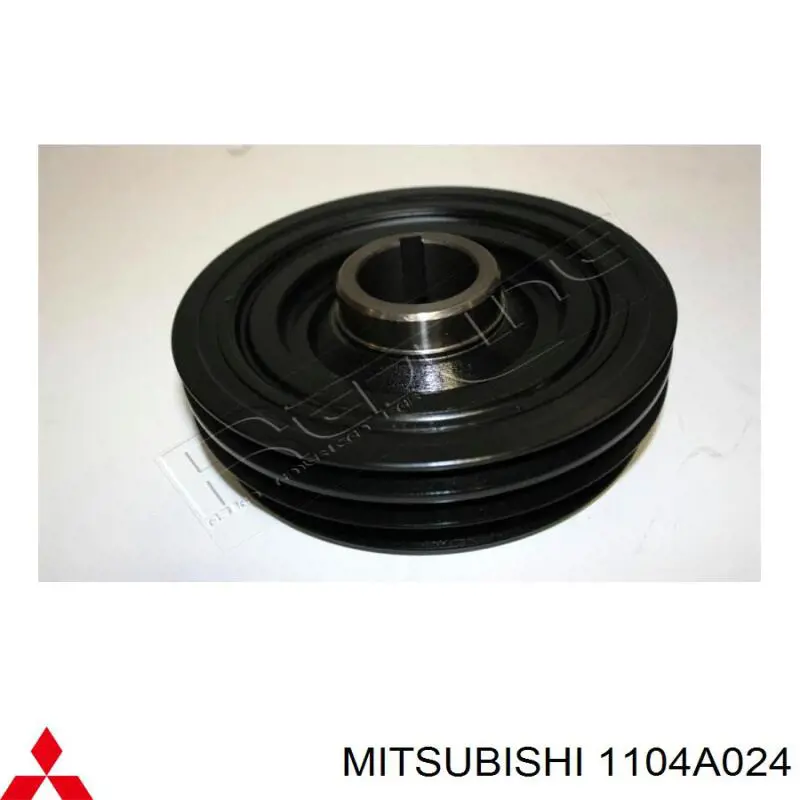 Купить 1104A024 Mitsubishi Шкив-демпфер коленвала