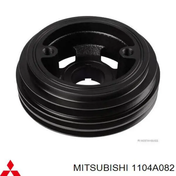 Шкив коленвала (демпфер) Mitsubishi 1104A082 цена, от 60.93 USD