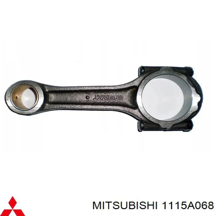 Шатун поршня двигателя на Mitsubishi Lancer X 