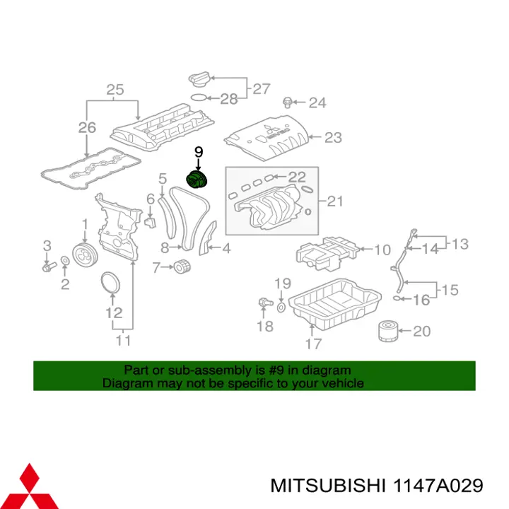 1147A029 Mitsubishi