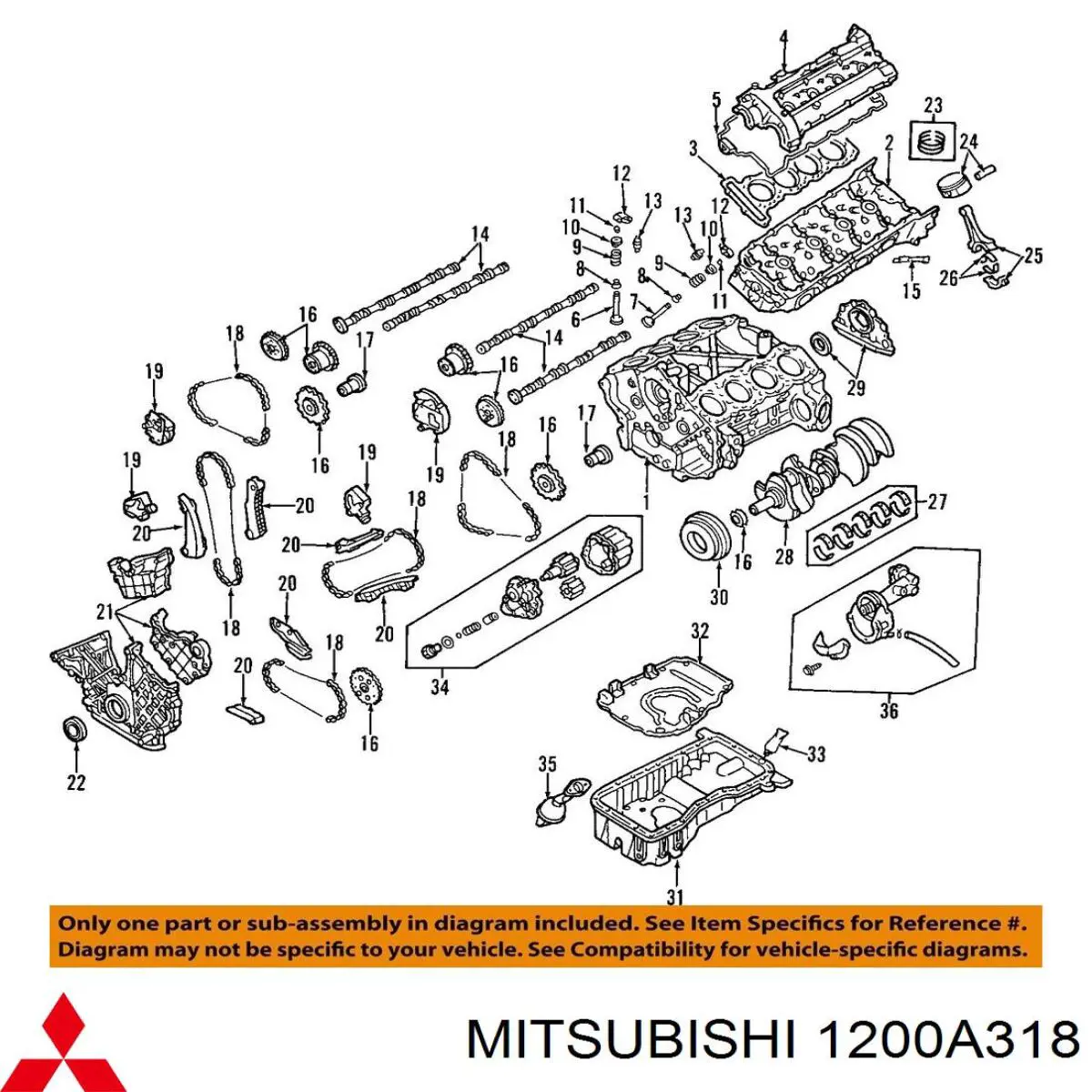 Купить 3S103006 AND Поддон масляный картера двигателя, нижняя часть