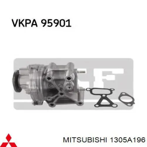 1305A196 Mitsubishi Прокладка водяного насоса