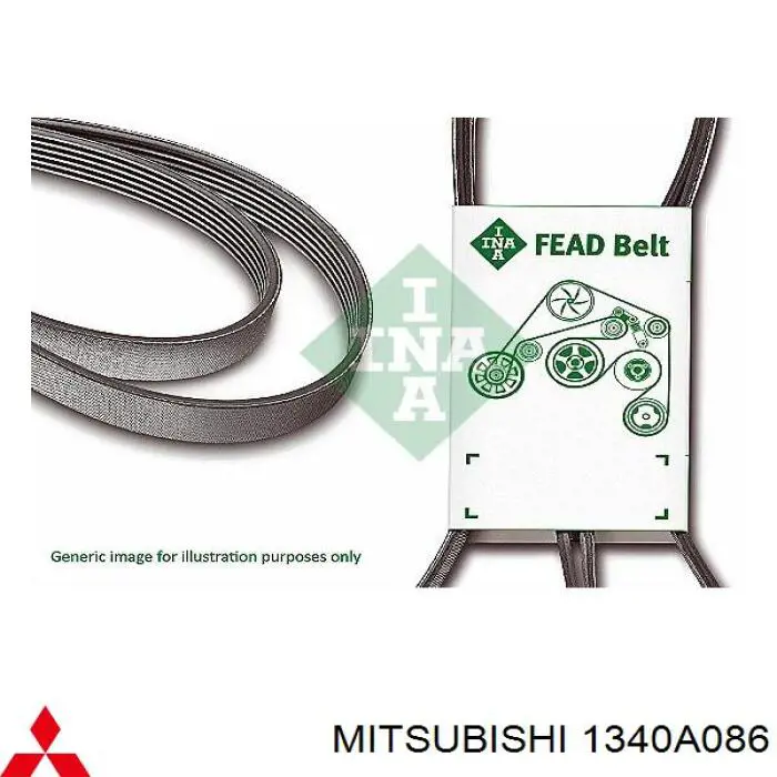 Купить 1340A086 Mitsubishi Ремень генератора