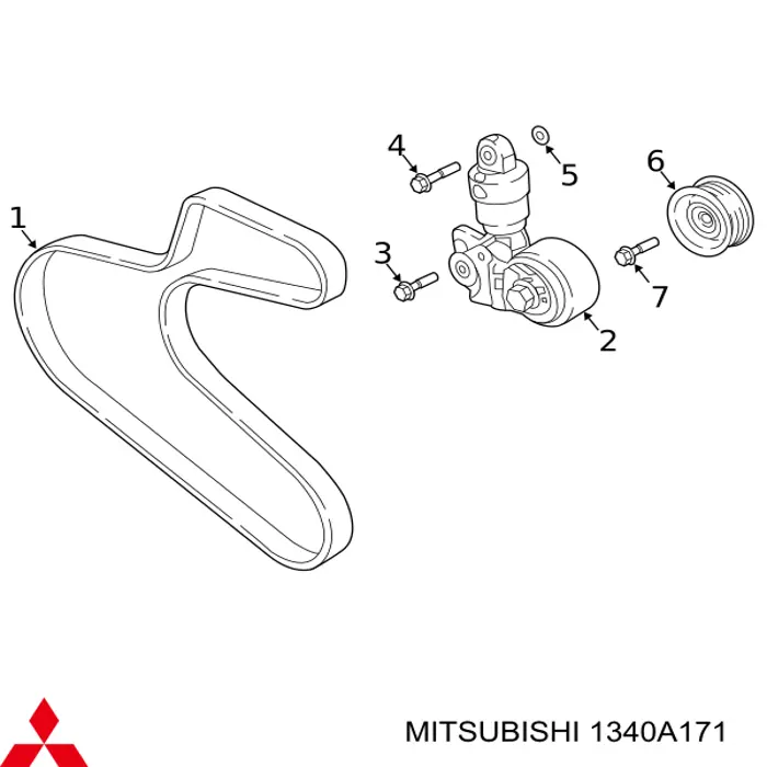  Mitsubishi 1340A171 цена, от 12.70 USD