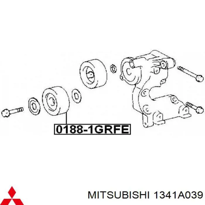 1341A039 Mitsubishi паразитный ролик