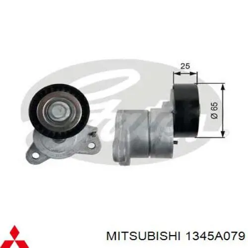 Купить 1345A079 Mitsubishi Натяжитель приводного ремня