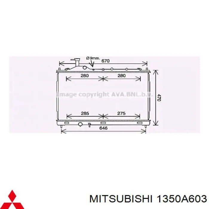 1350A603 Mitsubishi 