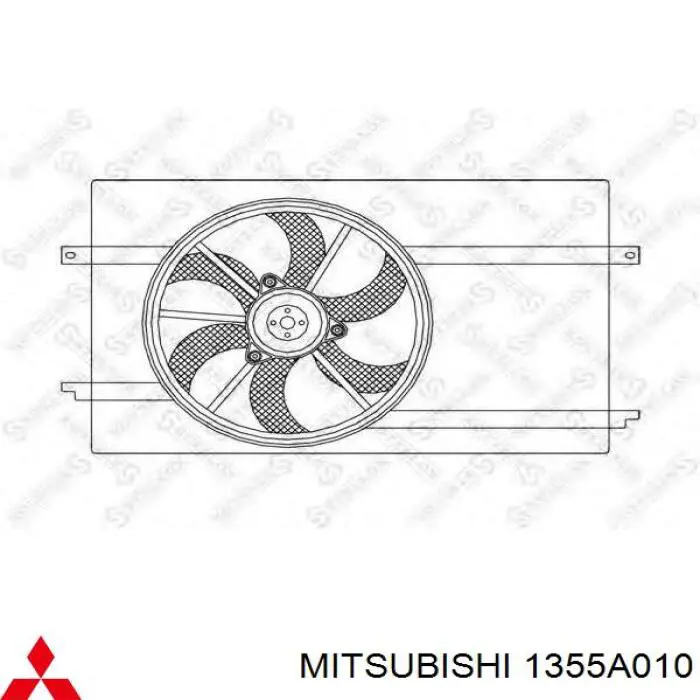 Диффузор радиатора охлаждения на Mitsubishi Colt VI 