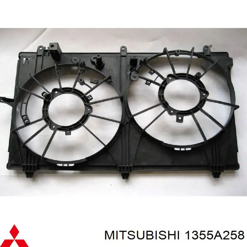 Диффузор радиатора охлаждения на Mitsubishi Outlander GF, GG