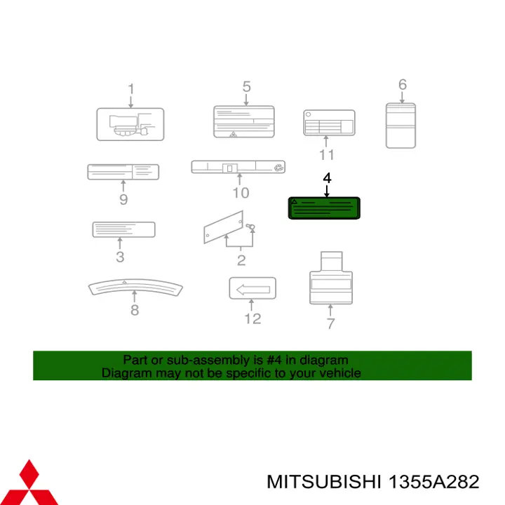  1355A282 Mitsubishi