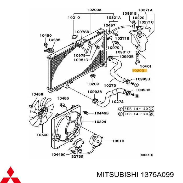 1375A099 Mitsubishi 