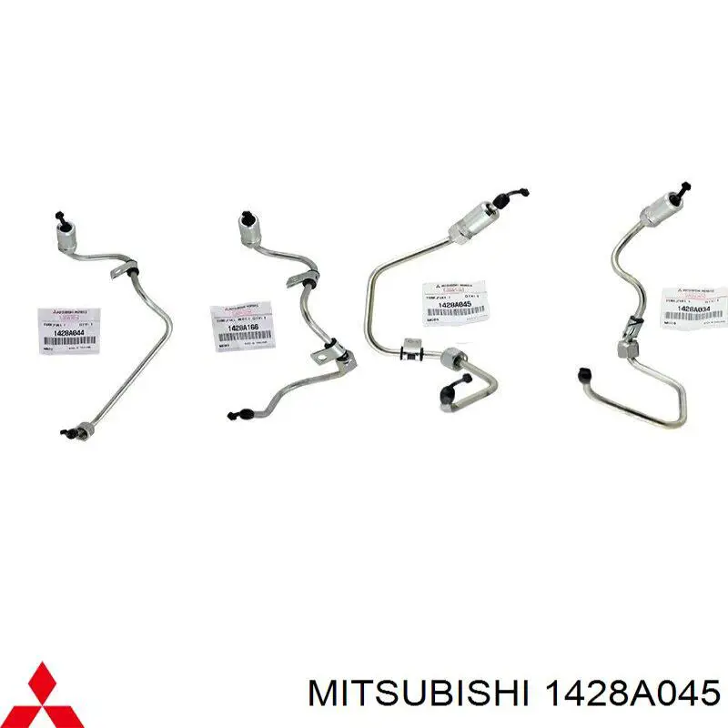 Трубка топливная форсунки 3-го цилиндра Mitsubishi 1428A045 цена, от 525 UAH