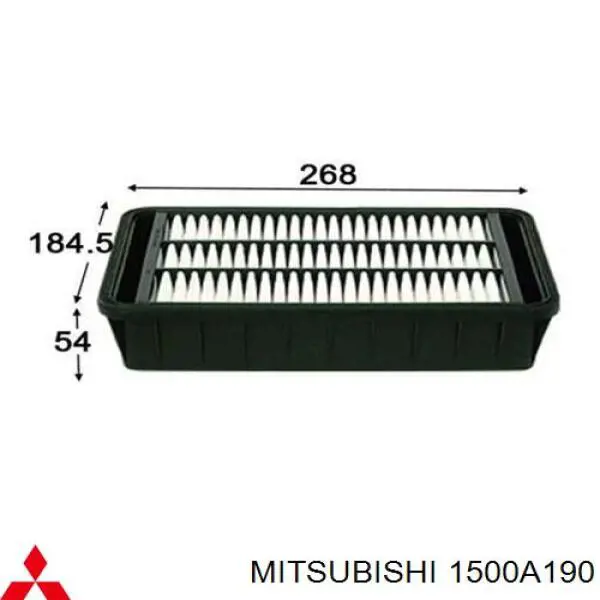 Купить 1500A190 Mitsubishi Автомобильный фильтр воздуха
