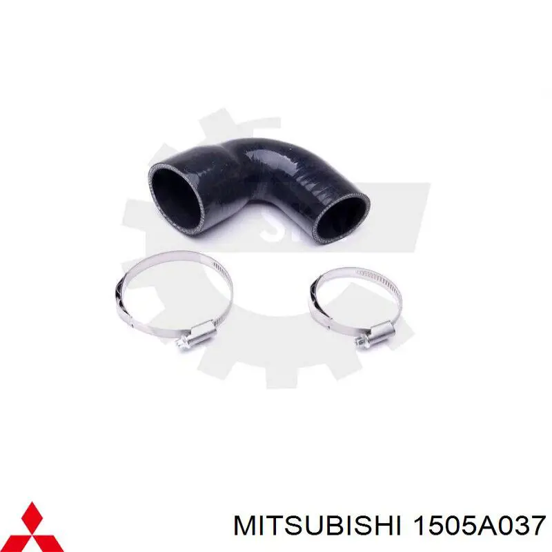Патрубок воздушный, вход в турбину (наддув) Mitsubishi 1505A037 цена, от 31.04 USD