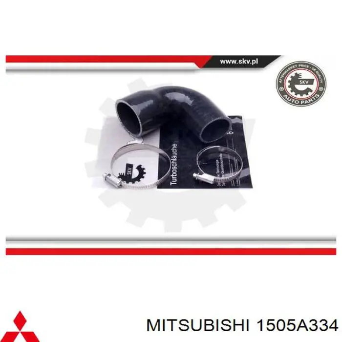 Патрубок воздушный, вход в турбину (наддув) 1505A334 Mitsubishi