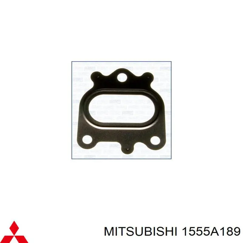 1555A189 Mitsubishi vedante de tubo coletor de escape