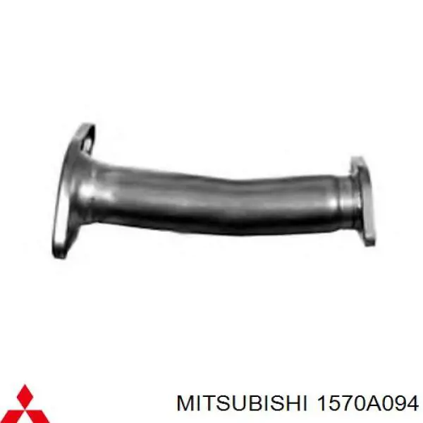 Tubo de admissão dianteiro (calças) do silenciador para Mitsubishi Lancer (CY_A, CZ_A)