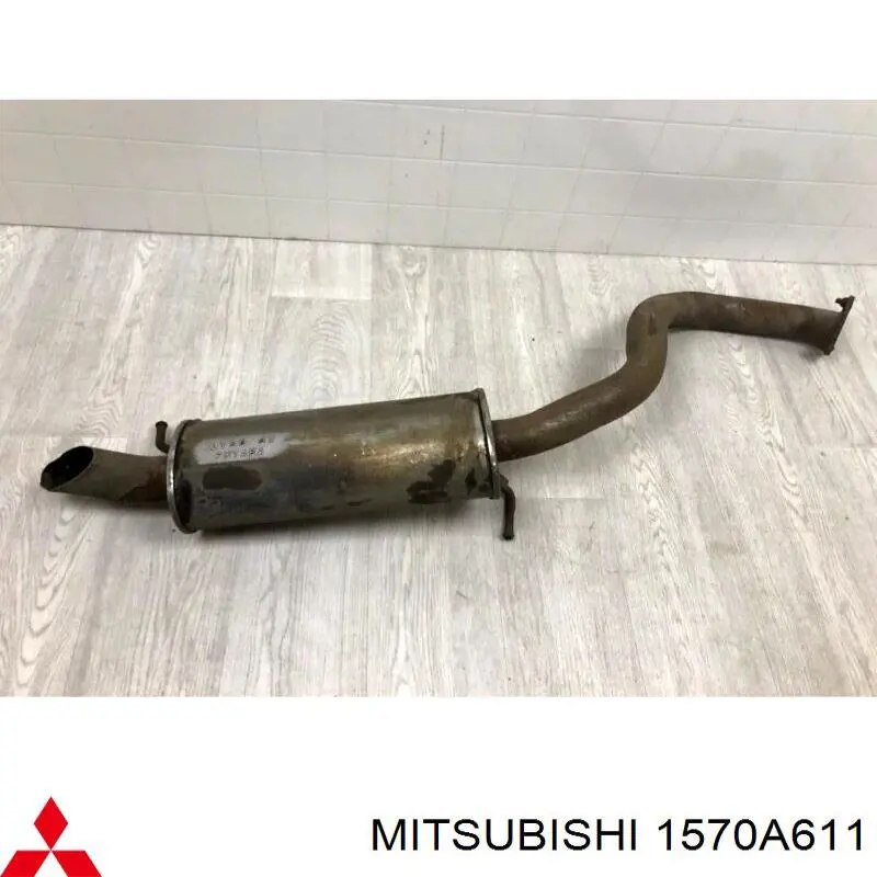 Глушитель задний 1570A611 Mitsubishi