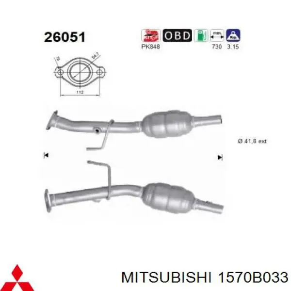  1570B033 Mitsubishi