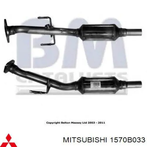 Купить 1570B033 Mitsubishi Преобразователь отработавших газов