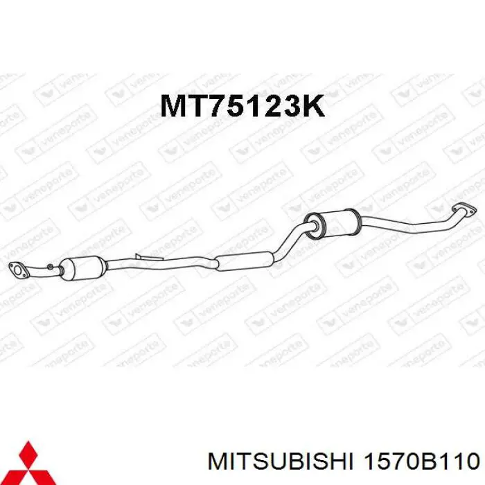 Купить 1570B110 Mitsubishi Преобразователь отработавших газов
