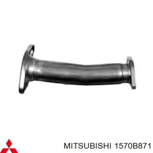 1570B871 Mitsubishi труба приемная (штаны глушителя передняя)