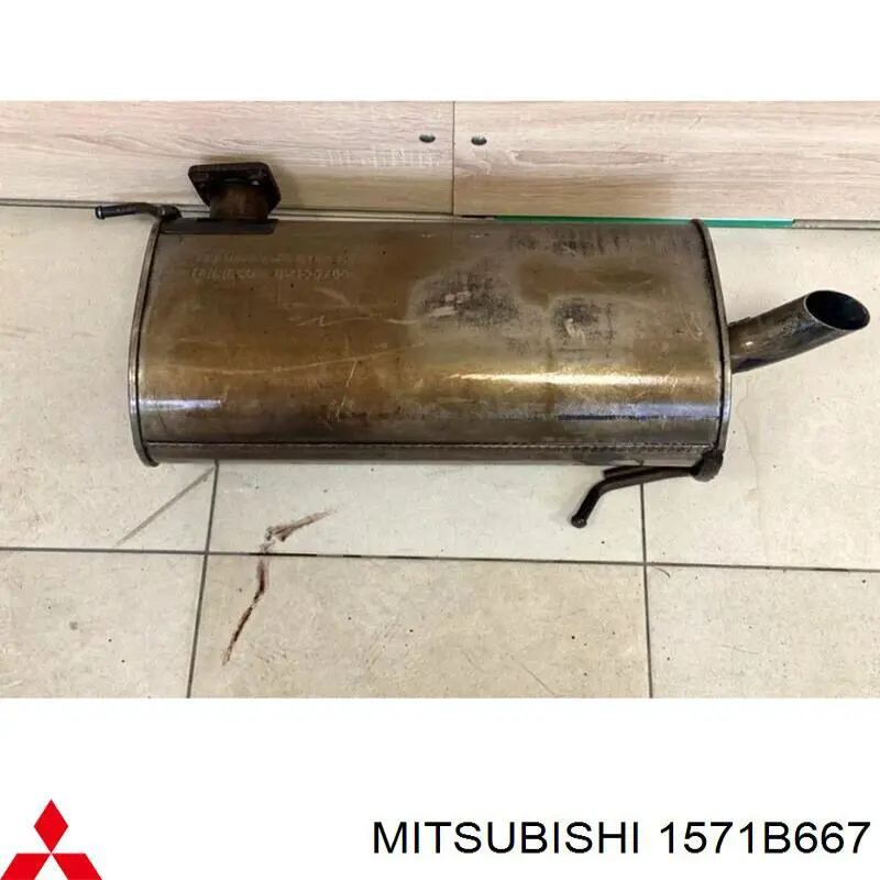 Купить Глушитель задний Митсубиси Аутлендер III GF, GG