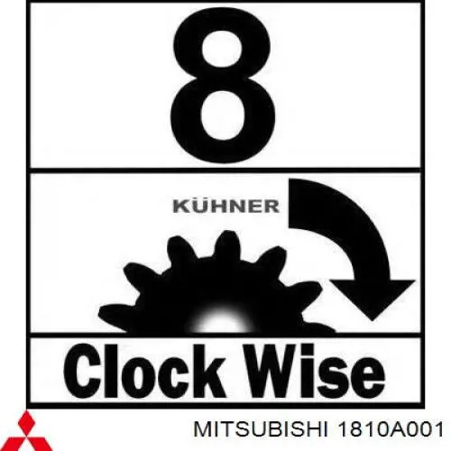 Купить 1810A001 Mitsubishi Стартер