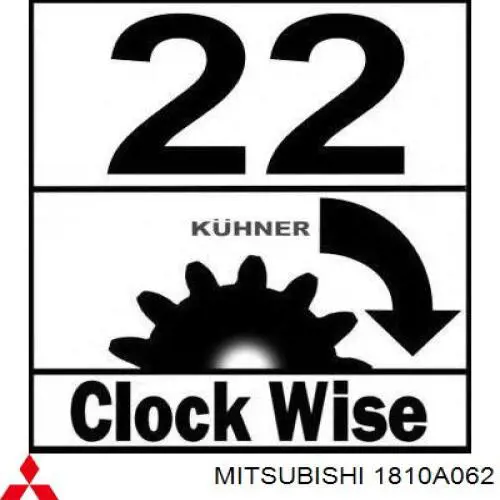 Купить 1810A062 Mitsubishi Стартер