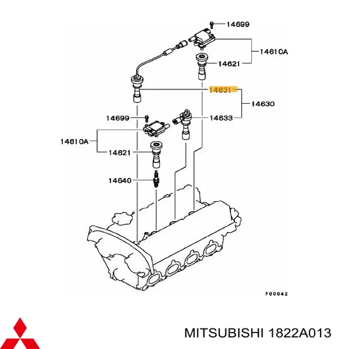 1822A013 Mitsubishi