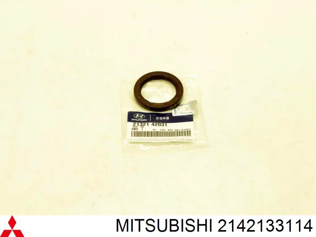 2142133114 Mitsubishi сальник коленвала двигателя передний