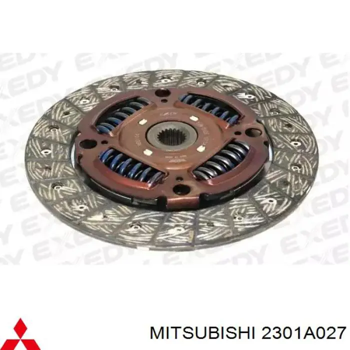 Диск сцепления Mitsubishi 2301A027