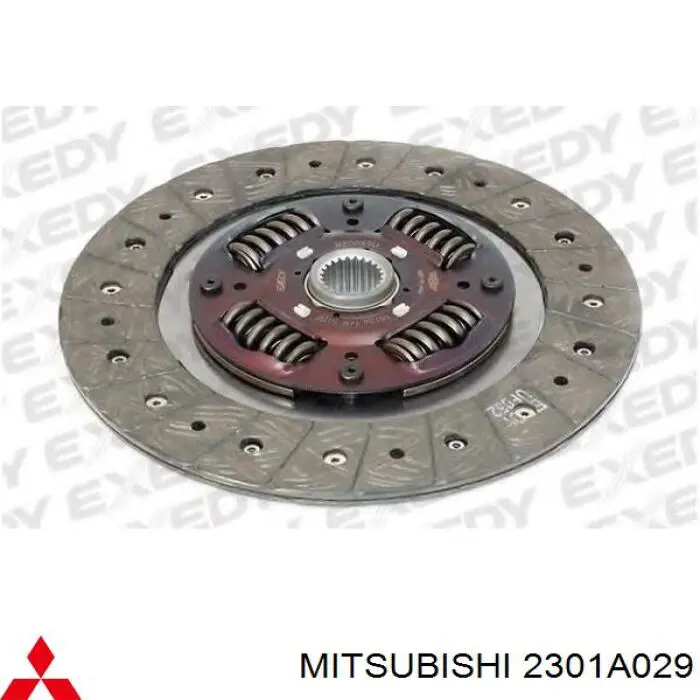 Диск сцепления Mitsubishi 2301A029