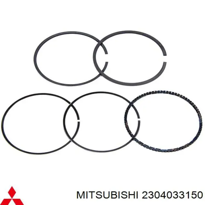 2304033150 Mitsubishi kit de anéis de pistão de motor, std.