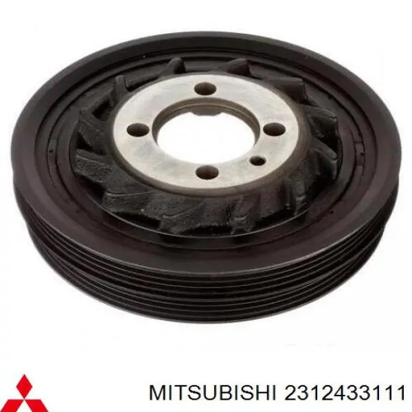 Шкив коленвала 2312433111 Mitsubishi