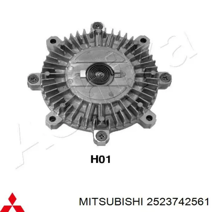 2523742561 Mitsubishi вискомуфта (вязкостная муфта вентилятора охлаждения)