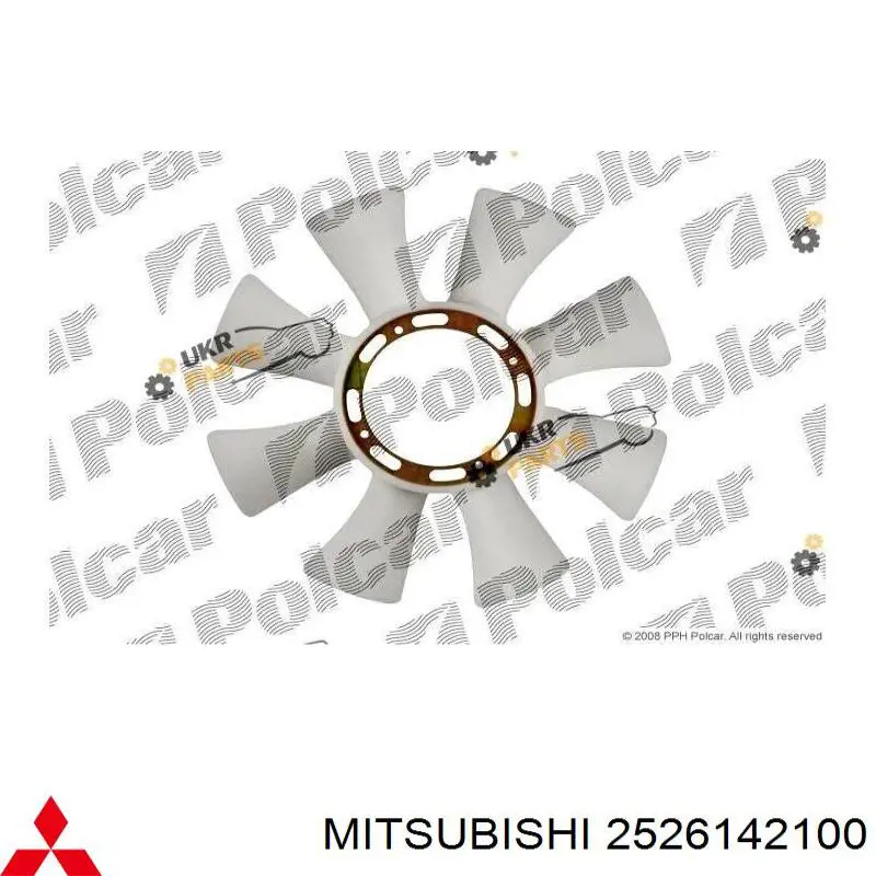 Крыльчатка радиатора охлаждения 2526142100 Mitsubishi