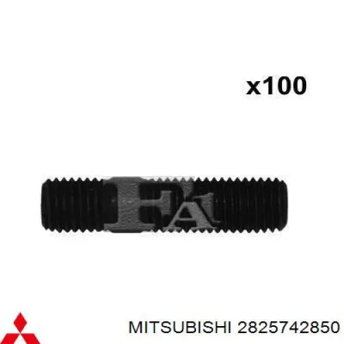 Болт (шпилька) крепления турбины Hyundai/Kia 2825742850 цена, от 4.40 USD