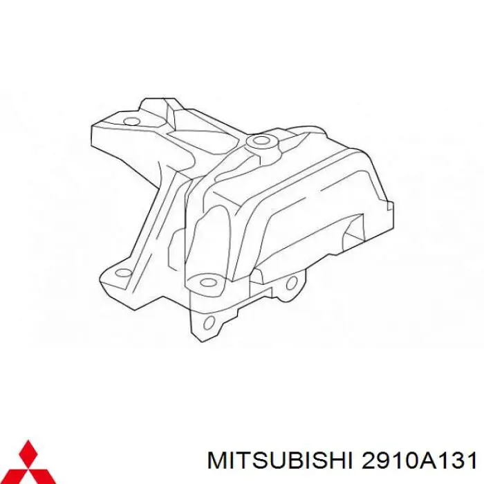  Левая подушка двигателя Mitsubishi Outlander 