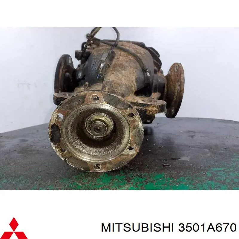 3501A670 Mitsubishi Задний дифференциал редуктор