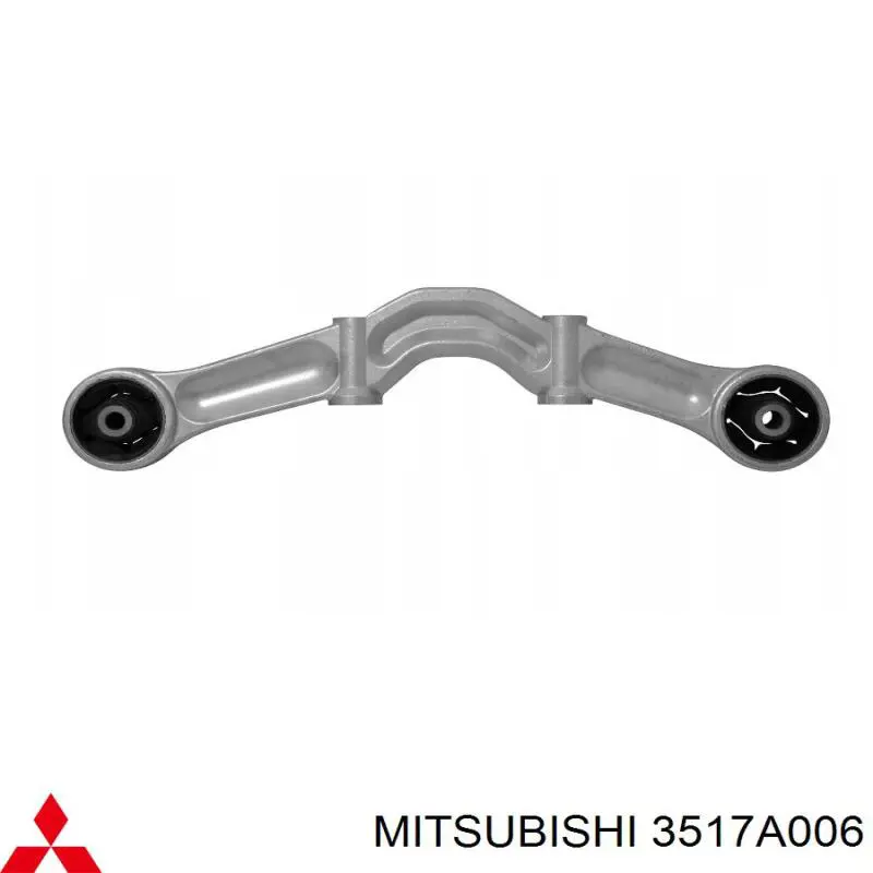 3517A006 Mitsubishi Bloco silencioso dianteiro de travessa de fixação de redutor traseiro