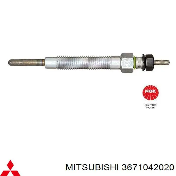 Свечи накала 3671042020 Mitsubishi